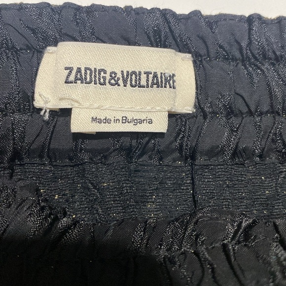 Zadig & Voltaire Mini Gold Skirt - Picture 6 of 13